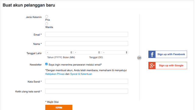 cara mendaftar di lazada